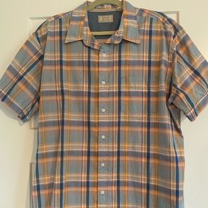 New Arrow men’s short sleeve plaid shirt